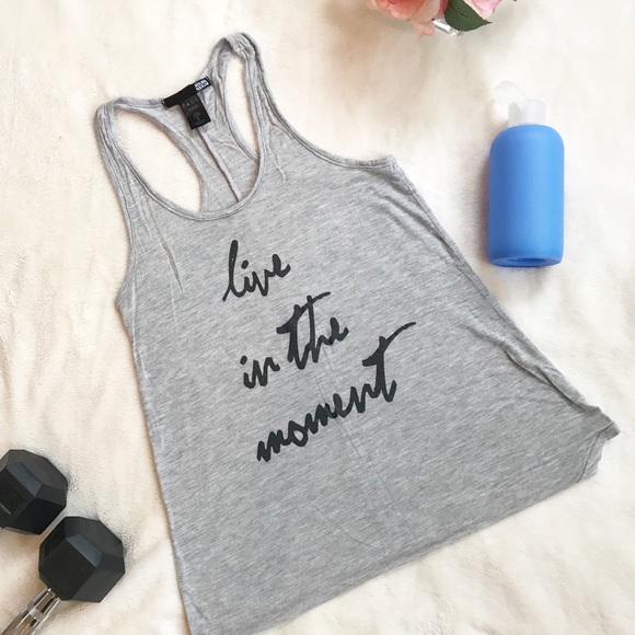 Rebel Sugar Tops - 🎀 Live in the Moment Tank Top NWOT Sz. S